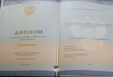 Диплом Рубцовского педагогического колледжа 2014-2020 годов